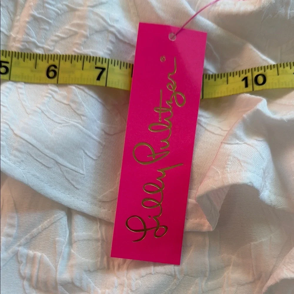 Lilly Pulitzer White Arlana Romper Sizes 14 MSRP $228 NWT - Picture 7 of 7